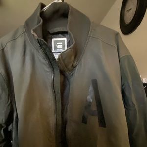 G STAR RAW MILITARY GREEN JACKET , SIZE:XXXL RUNS SMALL FITS LIKE AN  (XL)